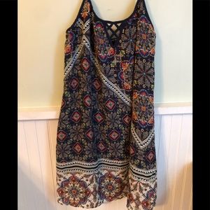 Sequin Hearts Pattern Dress Size Small Like New